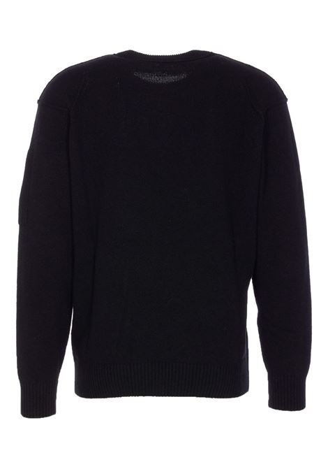 maglione girocollo uomo nero C.P. COMPANY | RFCMKN707A-110149A999